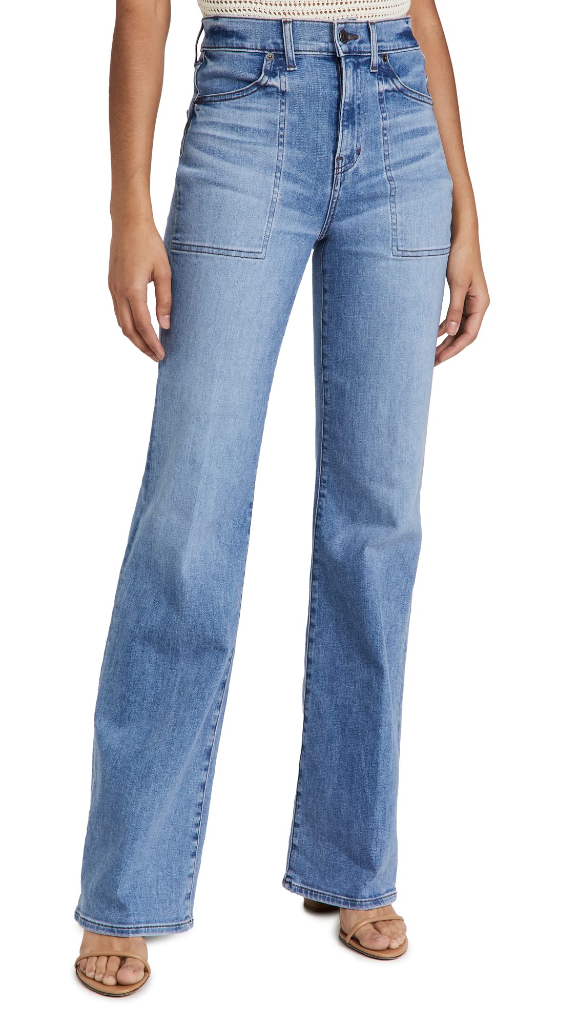 Women's High Waisted Wide Leg Jeans - Stretchy Denim Pants for Casual & Work Outfits | Comfortable & Trendy for Everyday Wear