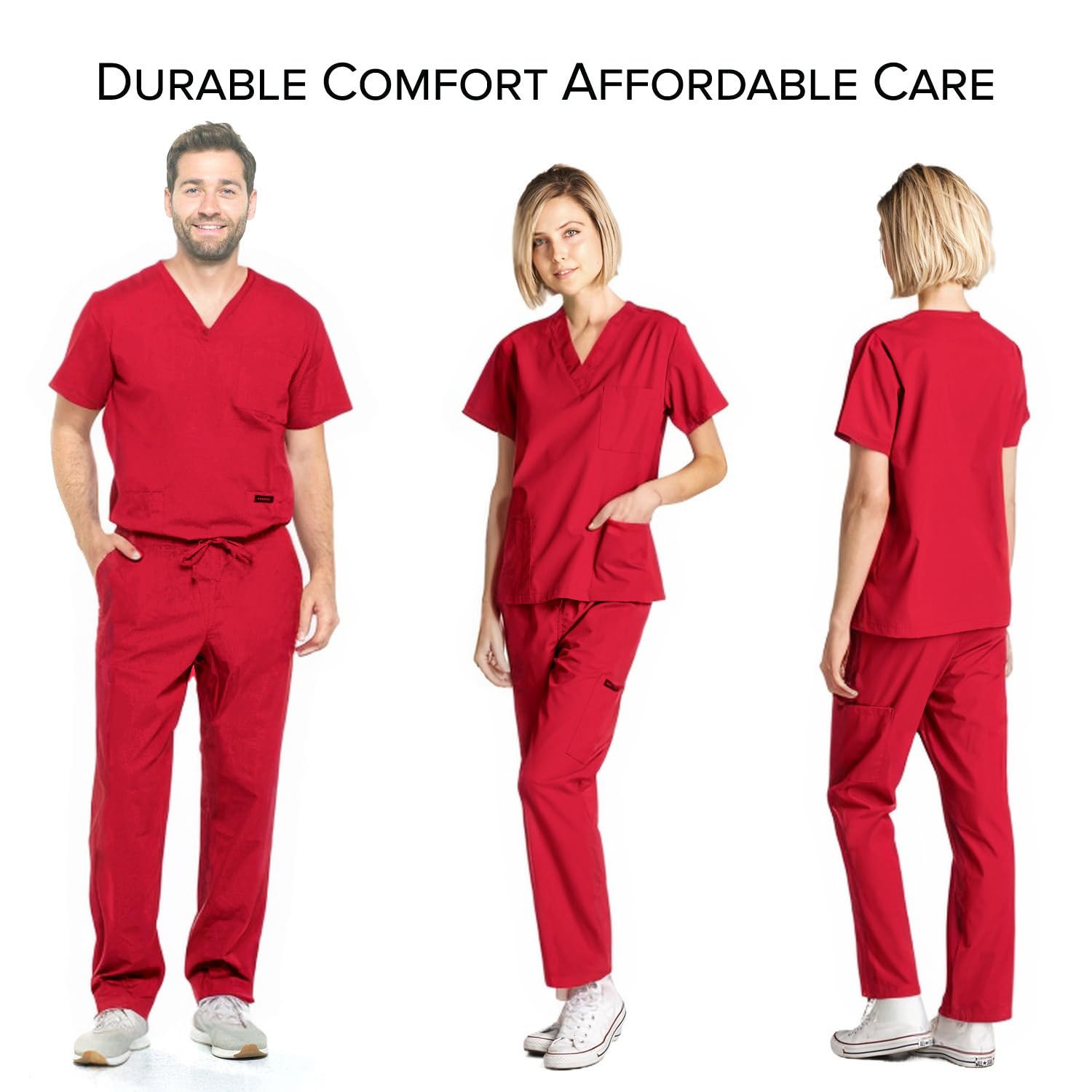 Dagacci Medical Scrubs for Women & Men - Comfortable & Durable Scrubs Tops & Shirts for Nurses, Doctors & Healthcare Professionals - Perfect for Hospitals, Clinics & Medical Workplaces