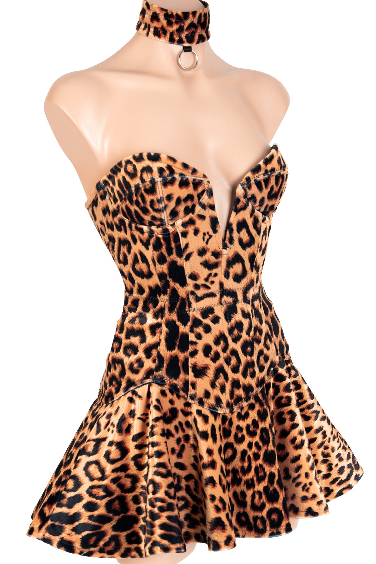 Sexy Deep V Stretch Corset Bustier for Women - Lace Up Waist Trainer Bodysuit for Shapewear & Burlesque Costume | Perfect for Date Night, Halloween, and Boudoir Photography