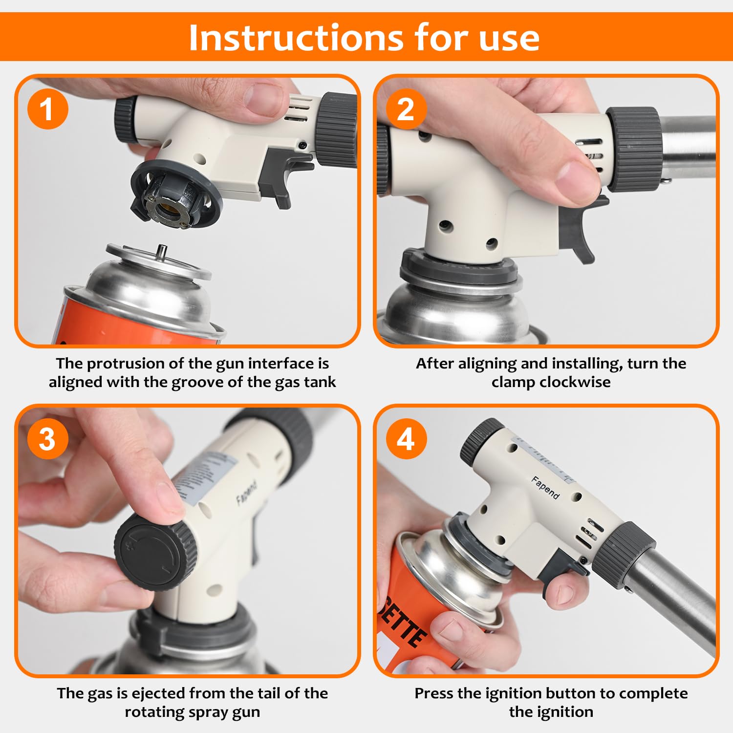Professional Japanese Butane Kitchen Torch - Adjustable Flame Culinary Blowtorch for Creme Brulee, BBQ, Baking, Jewelry Making | Perfect for Home Chefs & Professional Kitchens