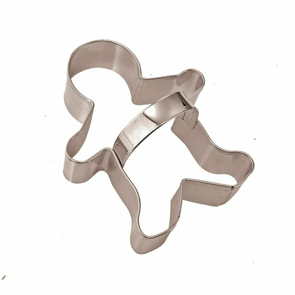 Premium Gingerbread Man Cookie Cutter 140mm - Stainless Steel Baking Tool for Christmas Cookies, Holiday Baking & DIY Decorations - Perfect for Home Bakers & Professional Chefs