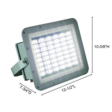 Jesco Lighting WWF-12-48-PP-60-RGB-Z WWF Series LED Plug & Play Outdoor Wall Washer with RGB Color Changing Glass & Bronze Finish - Perfect for Landscape Lighting, Building Facades, and Architectural Accents
