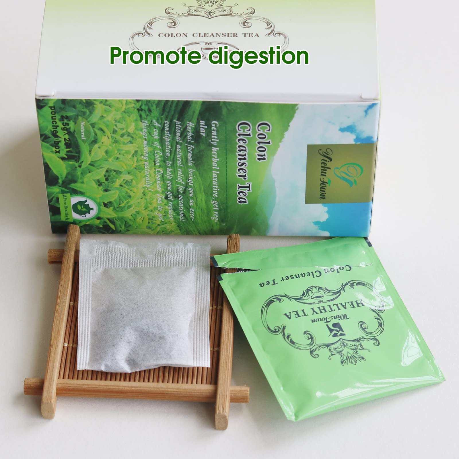 Colon Cleanser Tea - Herbal Laxative Tea for Constipation Relief & Body Detox | Supports Gut Health & Digestion | 20 Tea Bags | Perfect for Post-Meal Relaxation & Morning Routine