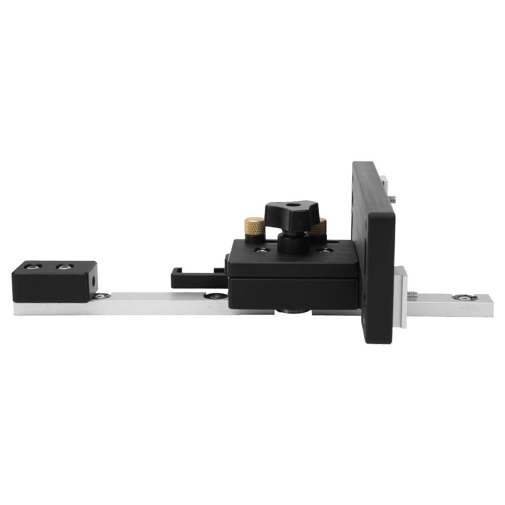 Table Saw Fence Bracket - Durable Plastic & Aluminum with Ergonomic Handle | Easy-Adjust DIY Tool for Electric Circular Saw | Perfect for Woodworking Projects & Home Improvement