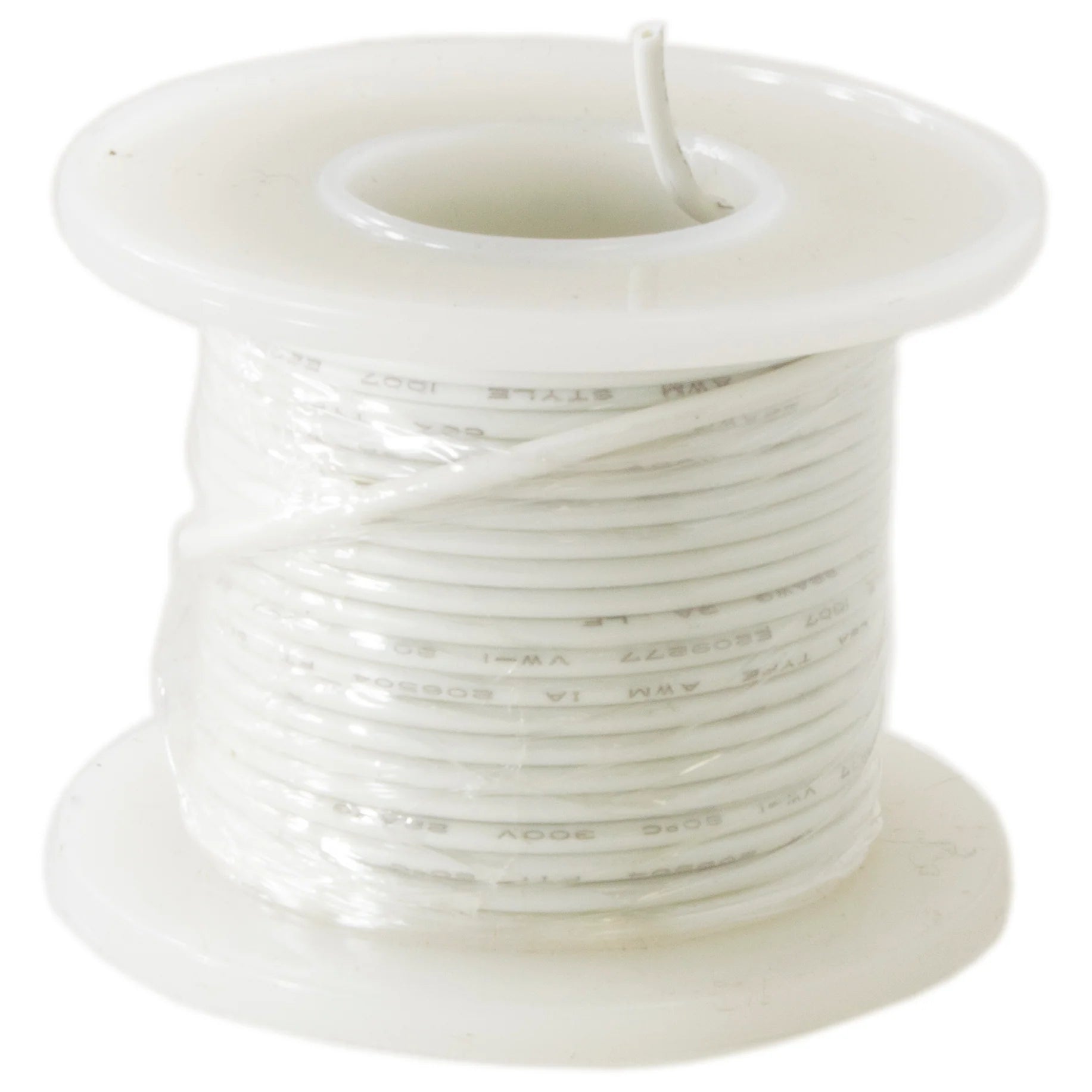 25 Feet White 22 Gauge Stranded Hook Up Wire - Tinned Copper PVC Insulated Electrical Wire (300V) for DIY Electronics, Automotive Wiring & Home Appliances