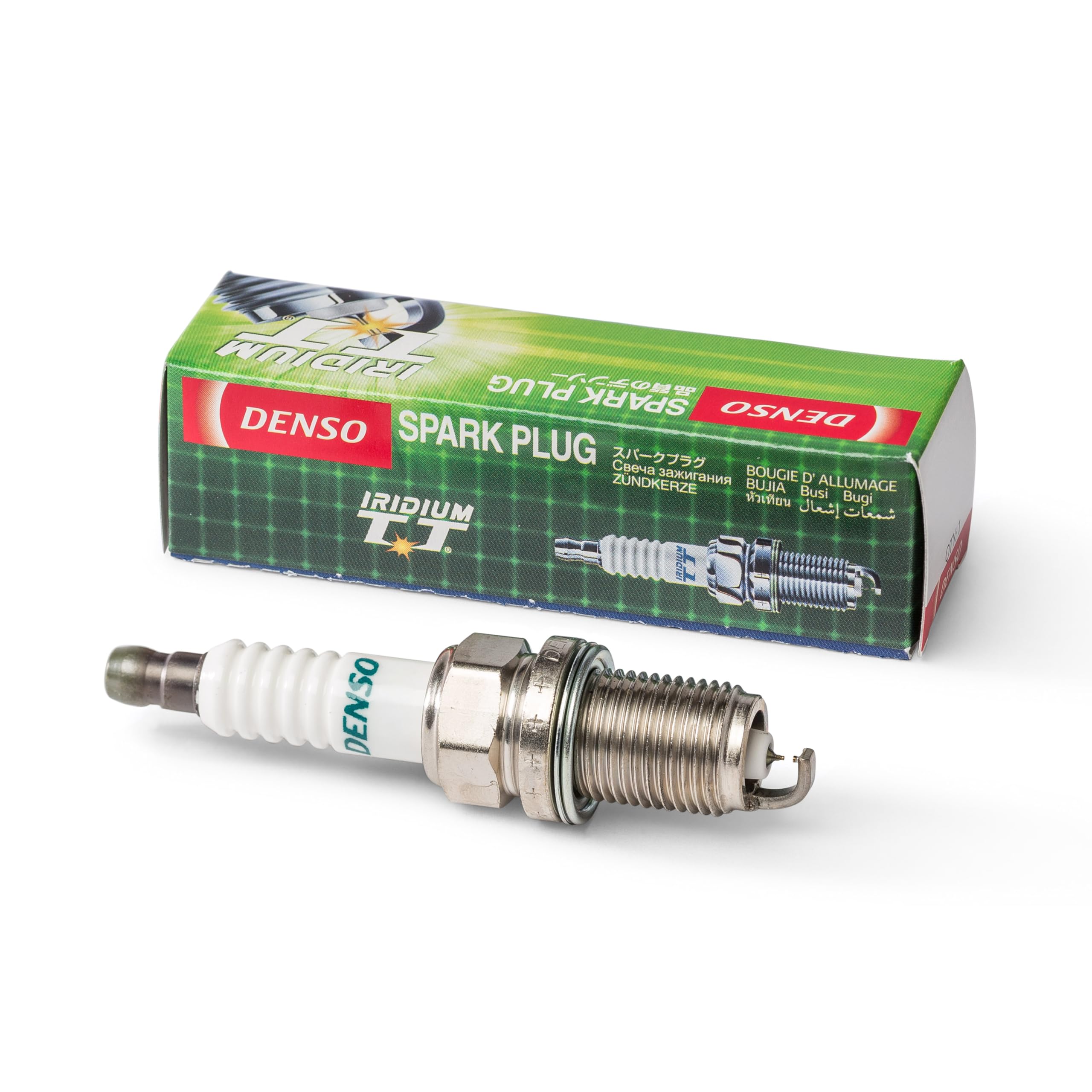 Denso (4712) IXEH22TT Iridium TT Spark Plug - High Performance, Long Life, Pack of 1 - Perfect for Cars, Trucks & Motorcycles