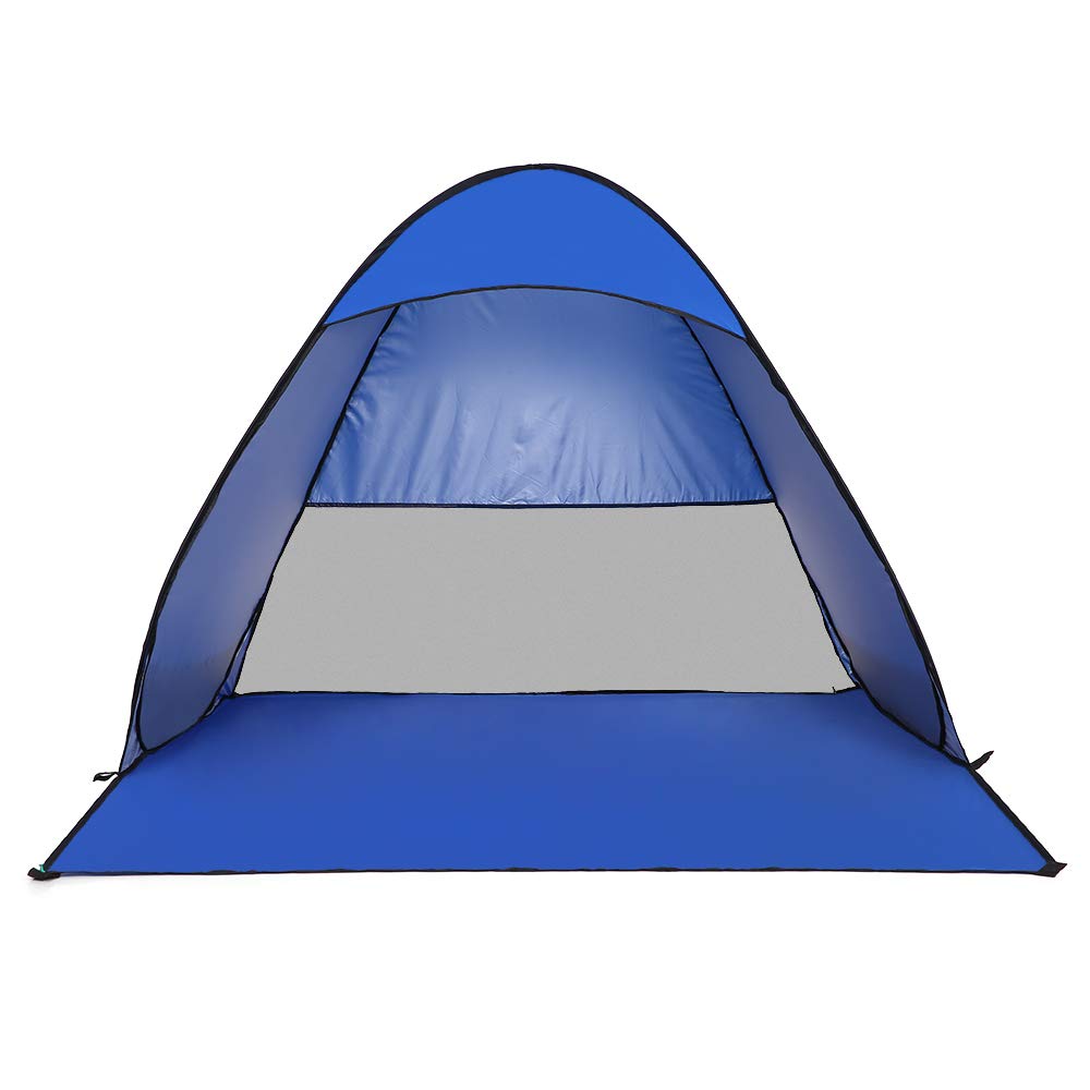 Automatic Pop Up Beach Tent - Instant Setup, Lightweight & Portable with UPF 50+ UV Protection for Camping, Fishing, Picnics | Perfect Sun Shelter for Beach, Backyard & Outdoor Adventures