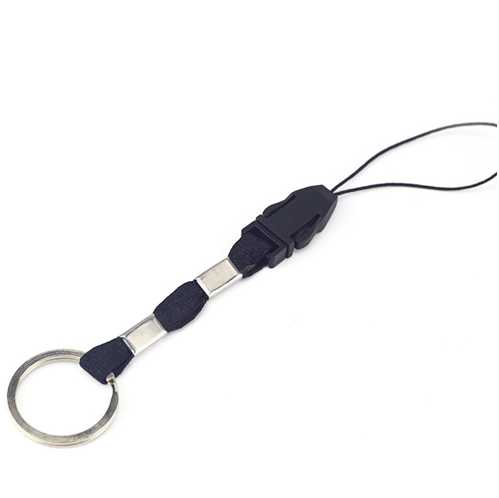 10 Pcs Nylon Finger Lanyards with Ring for USB Keys & Phones - Office & Travel Use