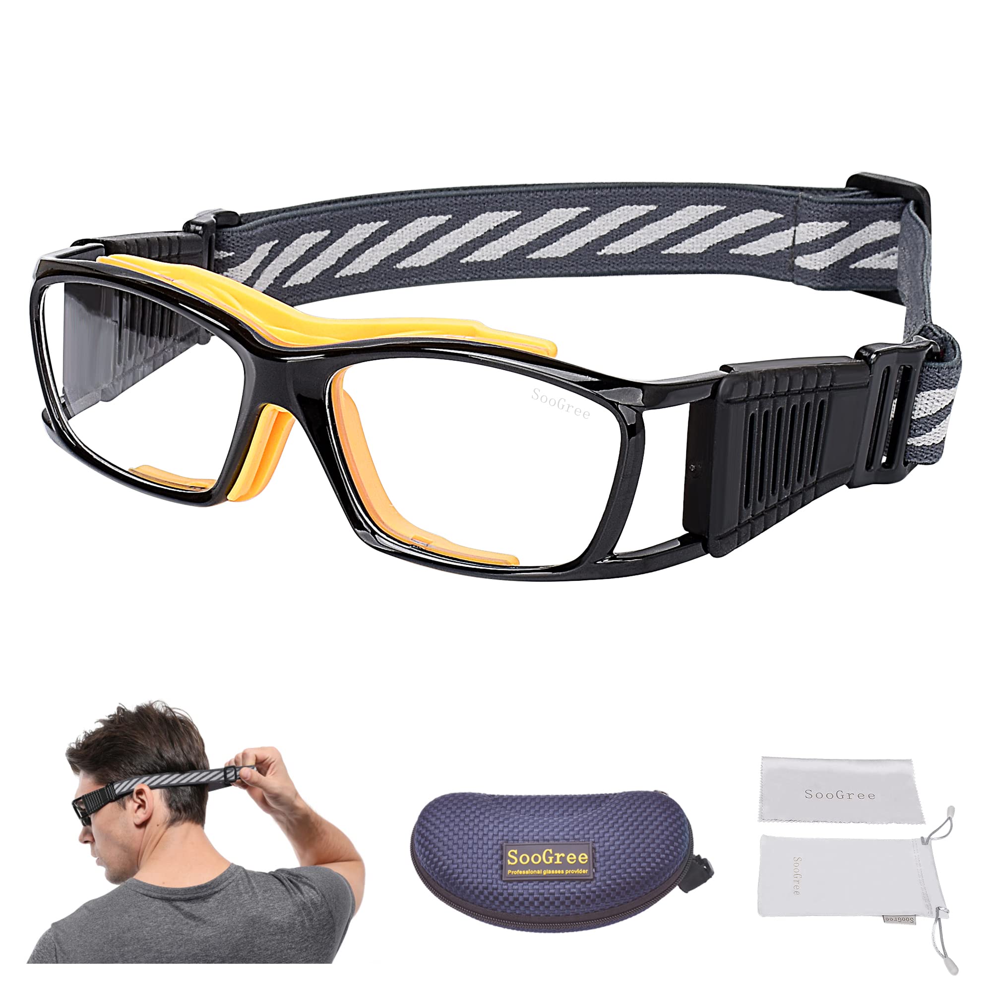 Basketball Dribbling Glasses - Sports Protective Eyewear Goggles for Men & Women - Perfect for Training, Games & Outdoor Sports