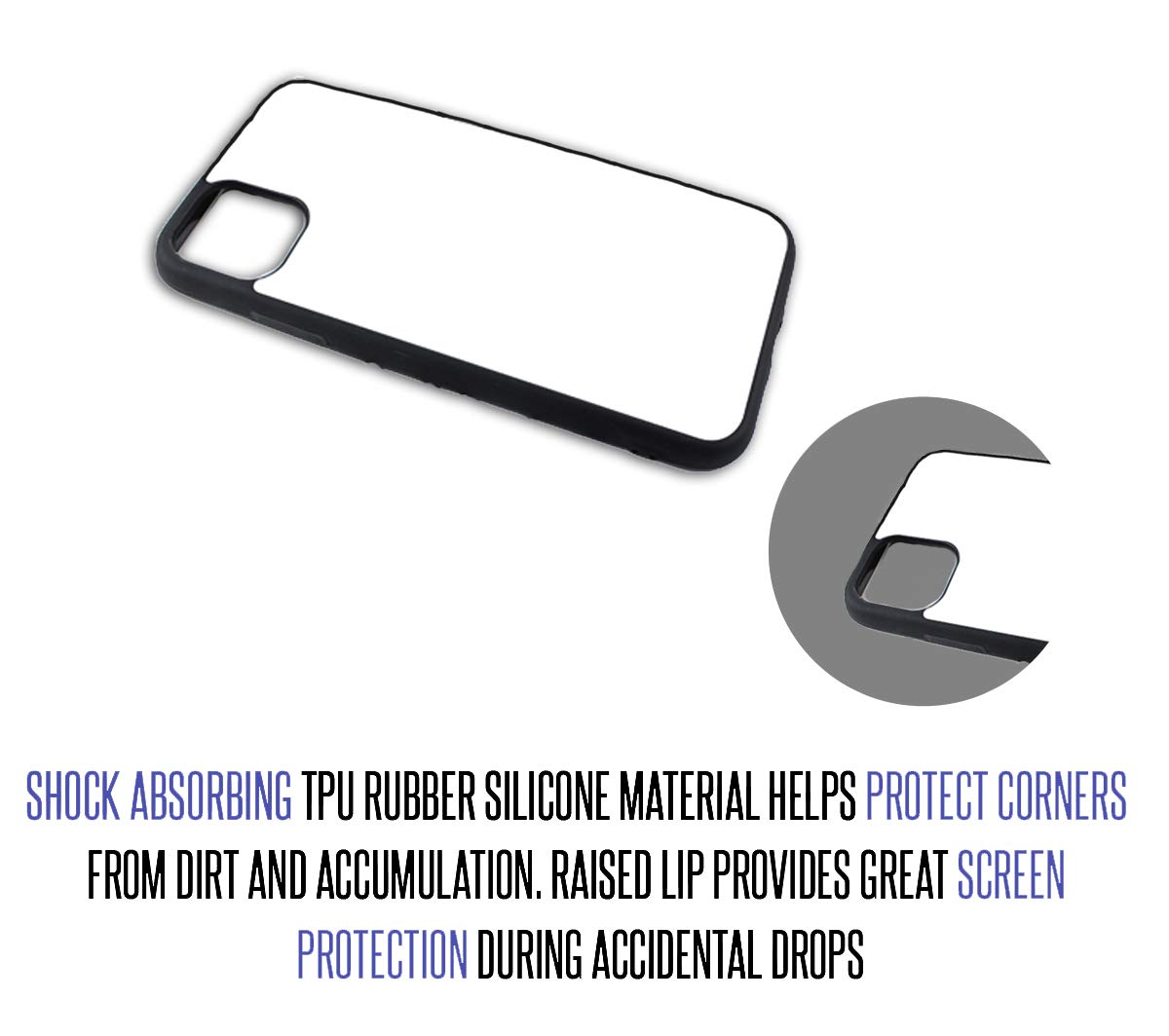 Premium Guitar Strings Design Rubber Phone Case for iPhone 11 Pro - Shockproof & Grip Protection - Perfect for Musicians, Guitar Lovers & Music Festival Goers