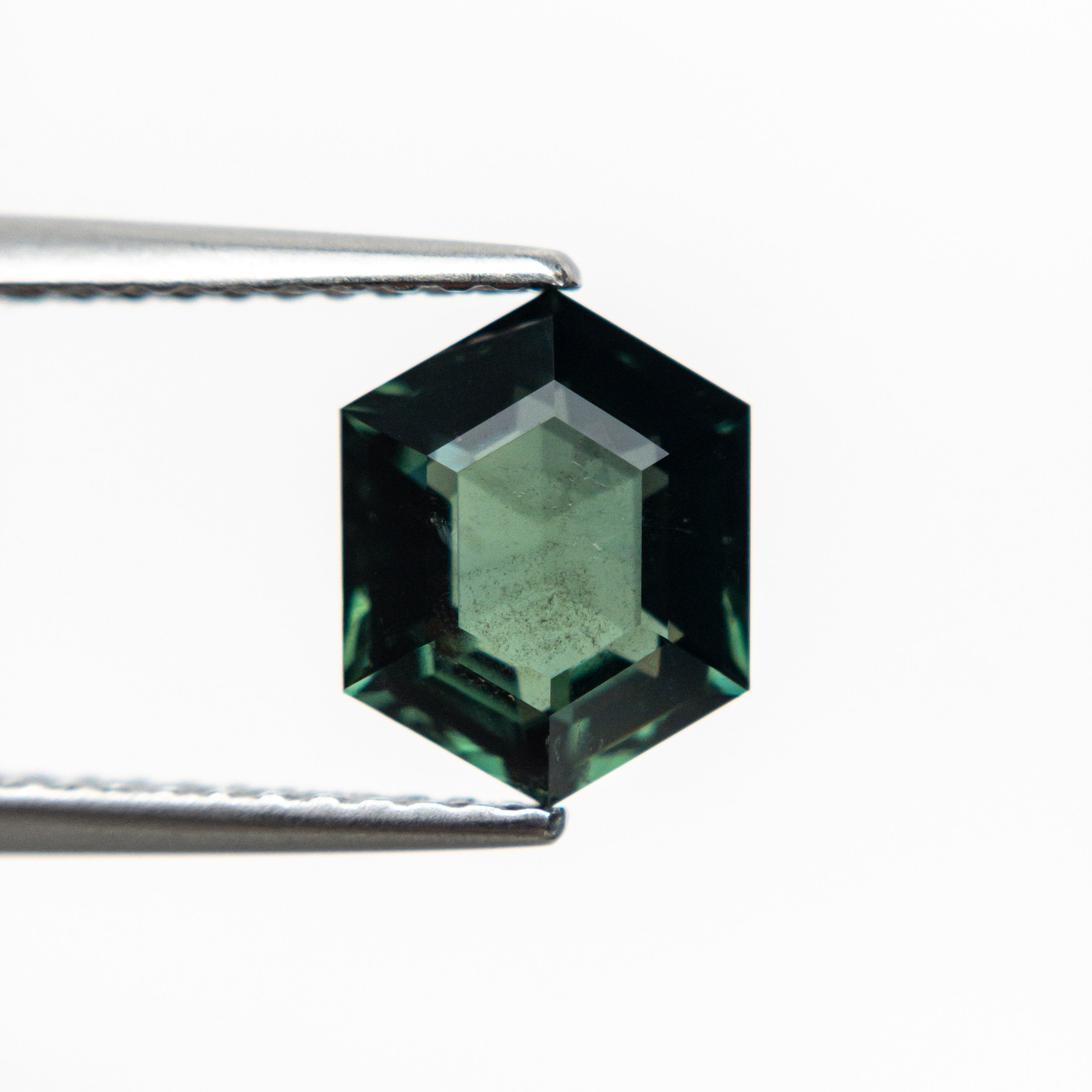 1.99ct Natural Hexagon Step Cut Blue Sapphire Gemstone - 8.51x6.77x4.00mm for Engagement Rings & Fine Jewelry Making