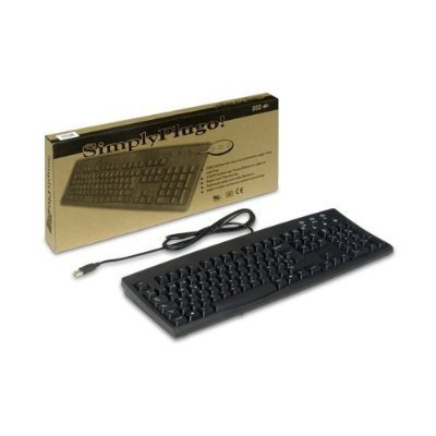 SimplyPlugo Wired USB Keyboard - Standard US English Layout, Black - Perfect for Office, Gaming & Home Use