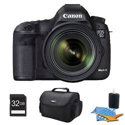 Canon EOS 5D Mark IV 30.4MP DSLR Camera with 24-70mm f/4L Lens & 32GB Bundle - Professional Photography for Weddings, Travel & Portrait Shooting