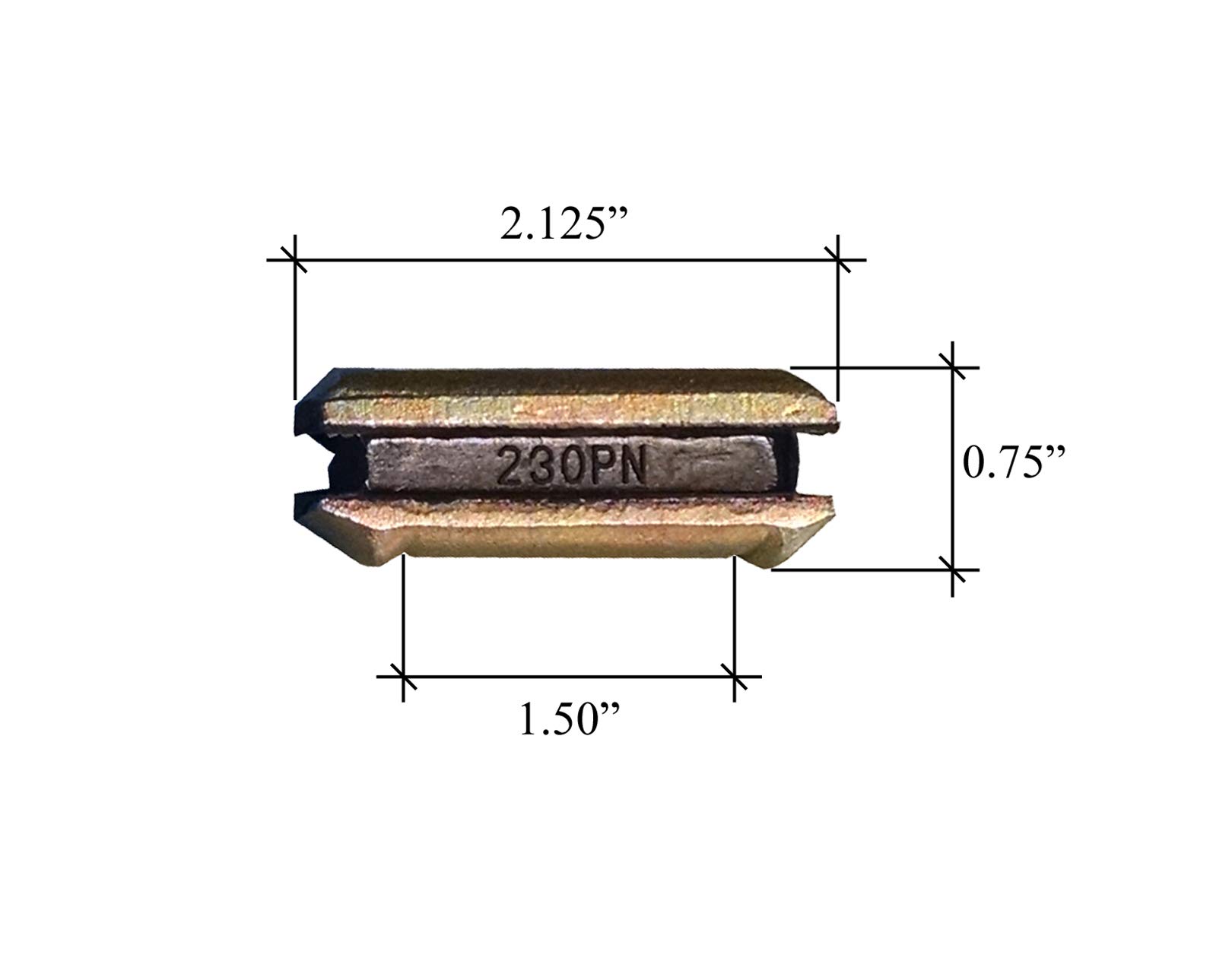 Excavator/Backhoe Bucket Weld-On Shanks, Teeth & Pins - Compatible with 1