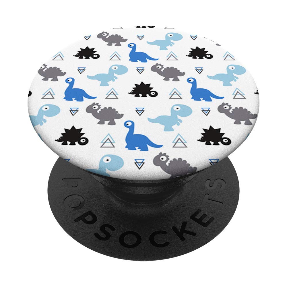 Dinosaur & Rhino PopSockets PopGrip - Swappable Phone Grip with Cool Dino Pattern - Perfect Gift for Kids - Ideal for Phones, Tablets & Gaming Devices