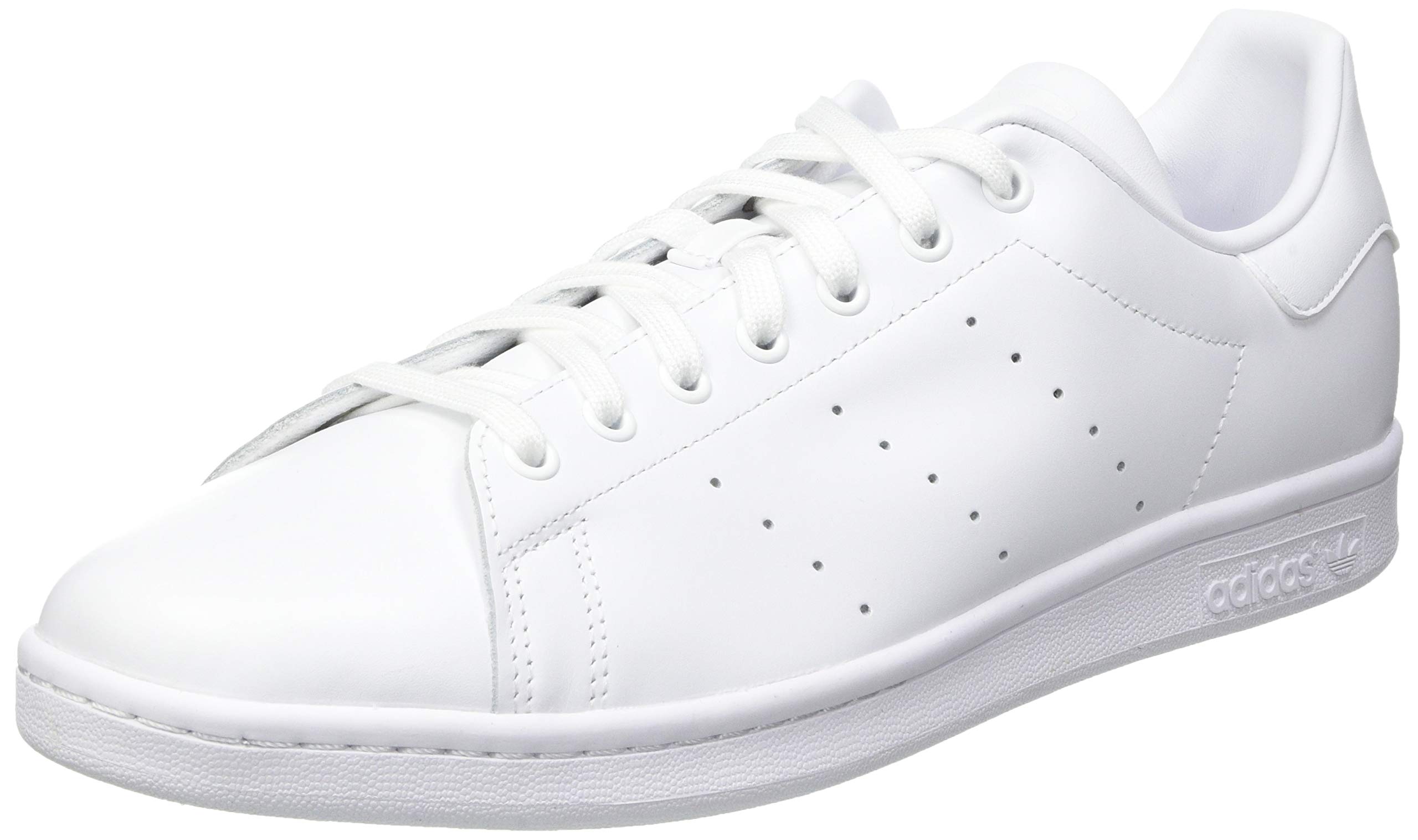 adidas Men's Stan Smith White Leather Sneakers - Size 11 US - Classic Comfort for Casual Wear, Work & Gym