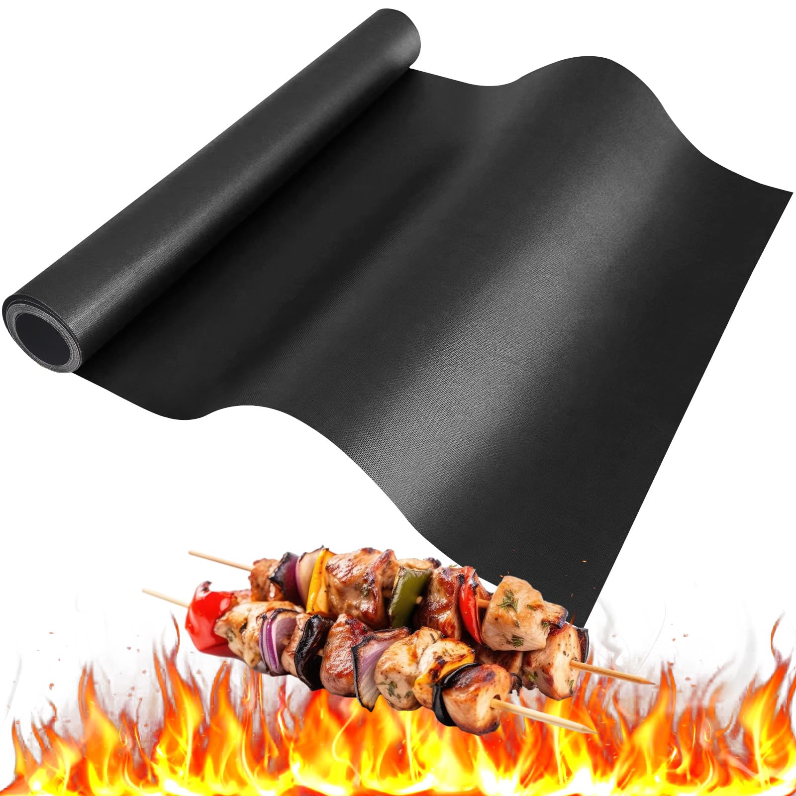 Premium Non-Stick BBQ Grill Mat Roll - 15.75
