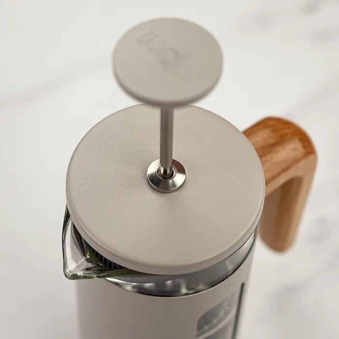 Premium Pisa French Press Coffee Maker, 3 Cup (12oz) Stainless Steel Coffee Press - Perfect for Home, Office & Camping Brewing