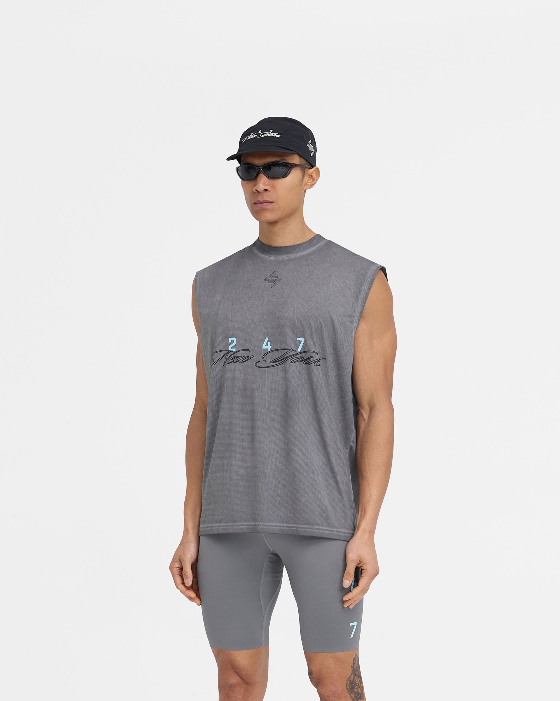 247 New York Tank Top - Soft & Breathable Cotton Blend for Women - Perfect for Casual Wear, Gym & Summer Outfits