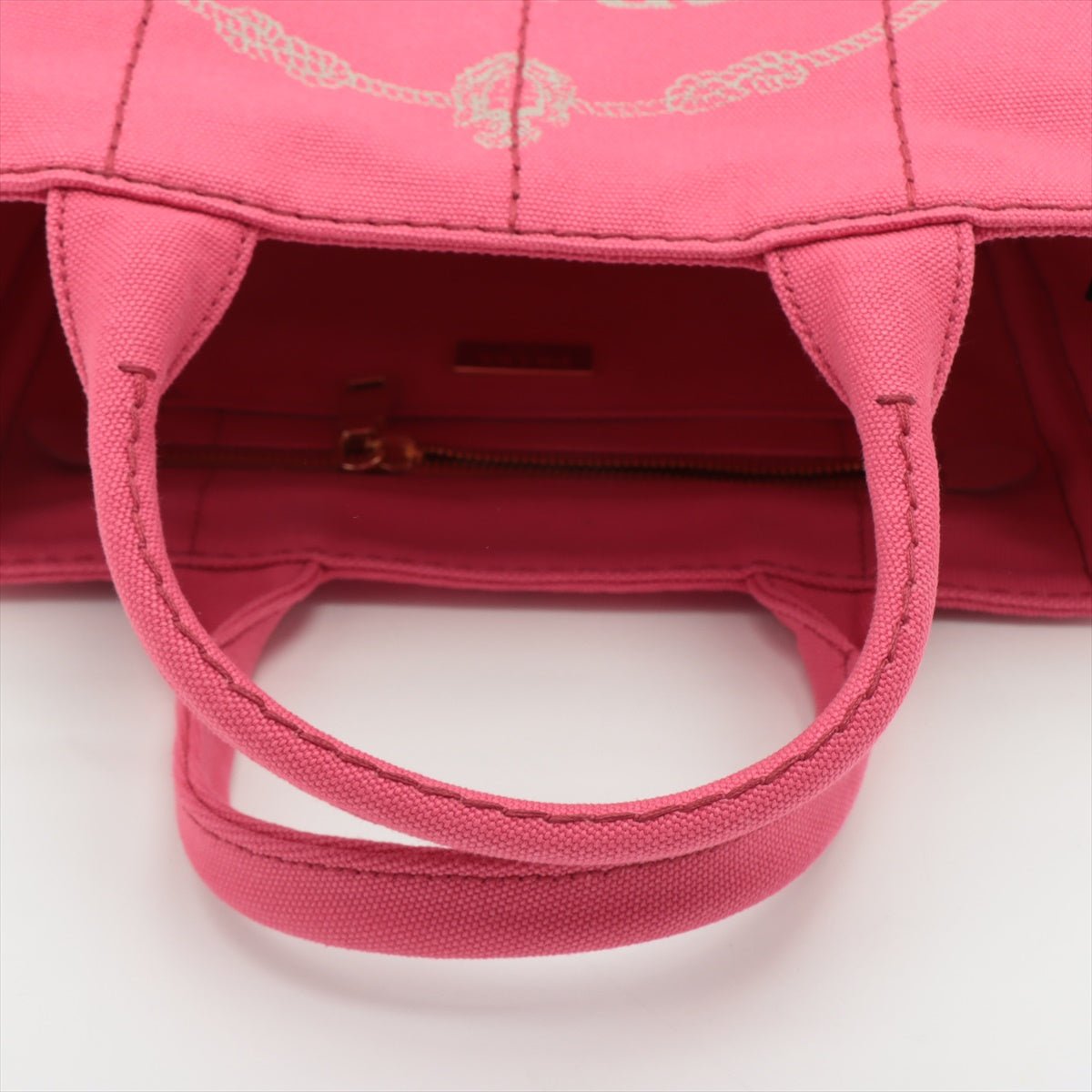 2-Way Canvas Tote Bag for Women - Reversible Pink & White Eco-Friendly Shopping Bag - Perfect for Groceries, Beach, Work & Travel