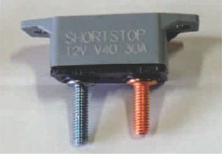 12V 30A Auto Reset Circuit Breaker Type 1 with Bracket - Perfect for Automotive, Marine, and RV Electrical Systems Protection