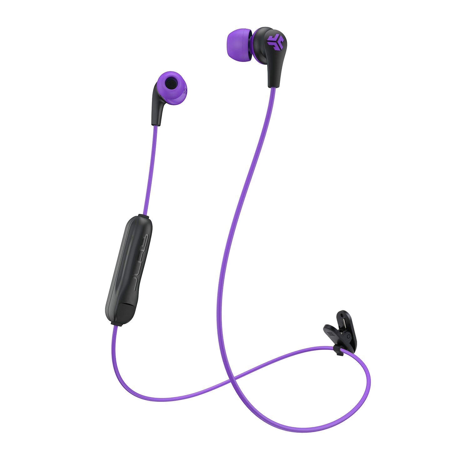 JBuds Pro Wireless Bluetooth Earbuds with Noise Cancelling, Purple - Perfect for Gym, Running & Commuting