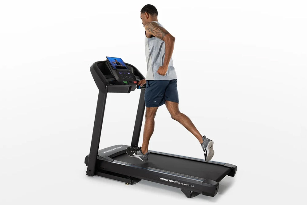 Horizon T101 Folding Treadmill - Compact Home Gym Equipment for Walking & Running | Perfect for Small Spaces & Home Workouts