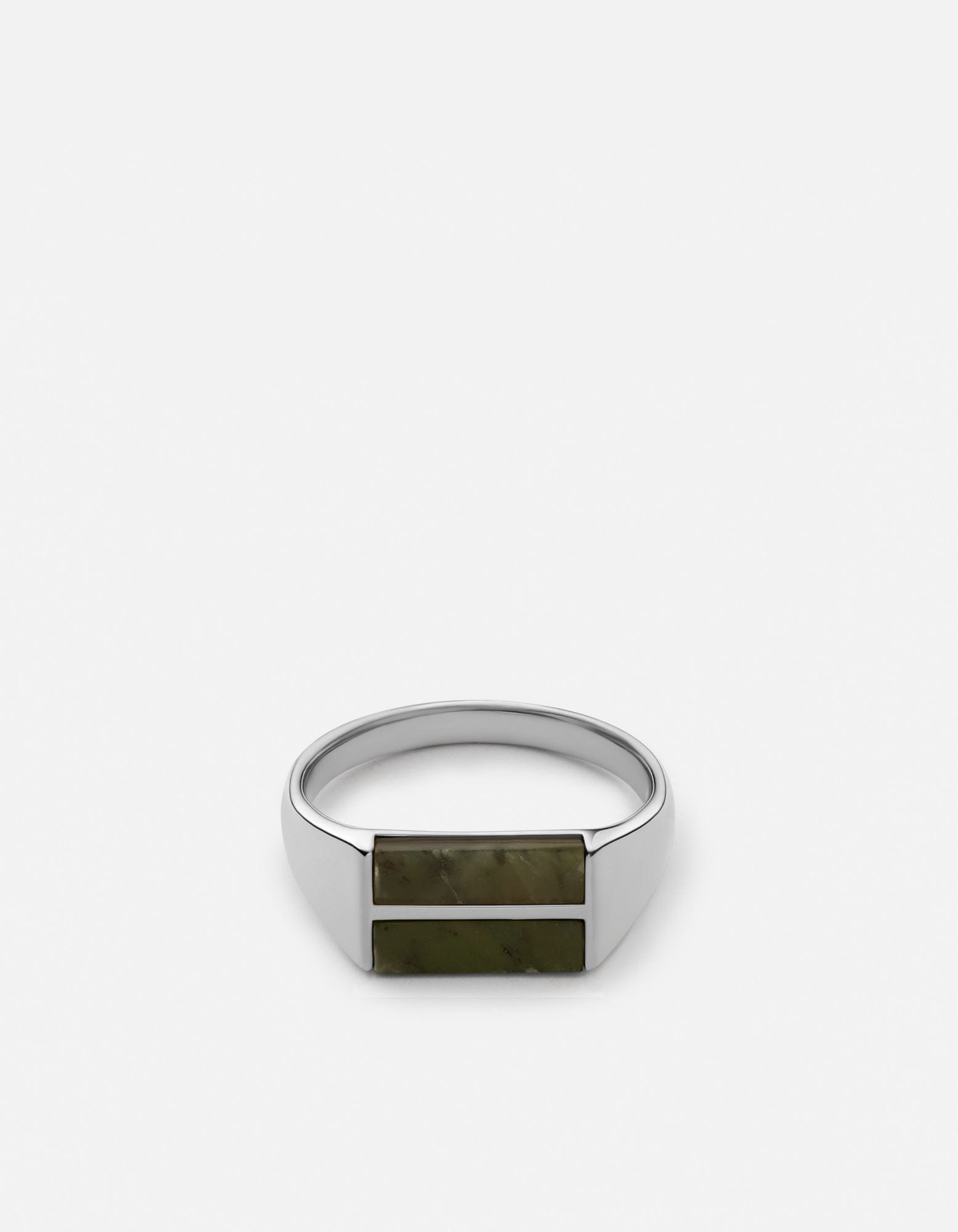 Sterling Silver Duo Jasper Ring for Women - Elegant Stackable Gemstone Jewelry for Everyday Wear & Gift Giving