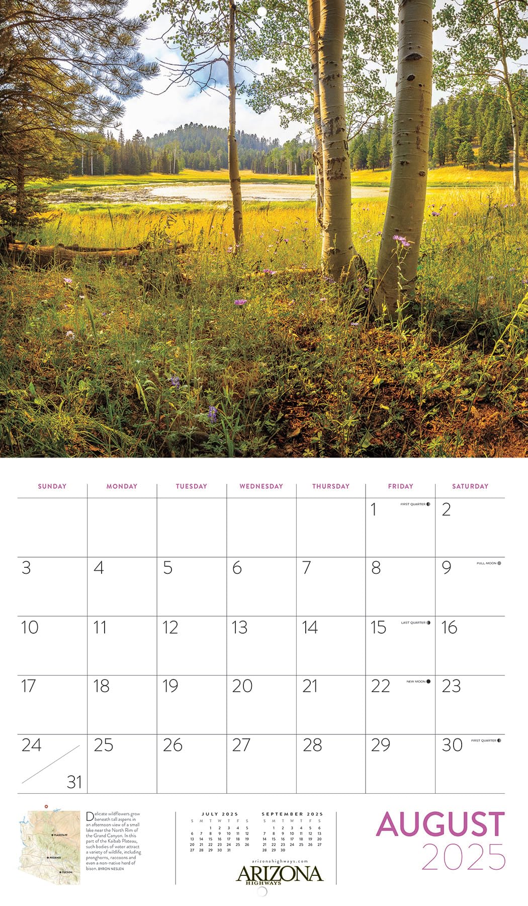 Arizona Highways 2025 Scenic Wall Calendar | Beautiful Landscape Photography | Perfect for Home, Office & Gift Giving