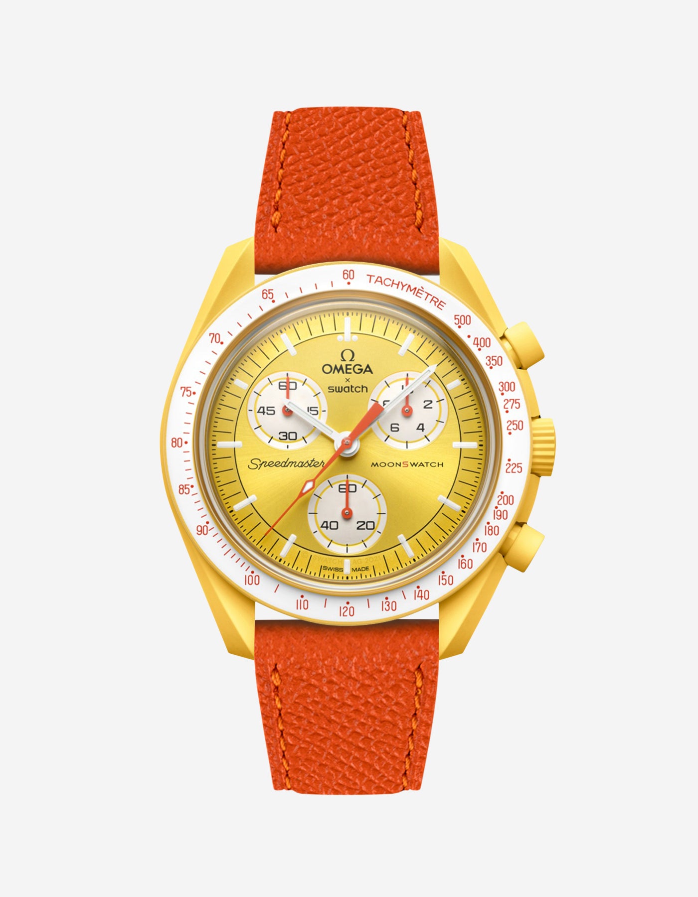 Omega X Swatch Mission to the Sun Leather Watch Straps - Premium Replacement Bands for MoonSwatch - Durable & Stylish for Everyday Wear & Special Occasions