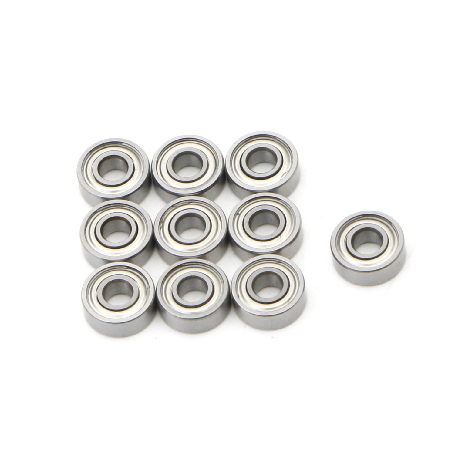 3x8x3 mm MR83ZZ L-830ZZ Steel Deep Groove Ball Bearings - 10 Pack High Precision Skateboard Bearings for Longboard, Scooter, Roller Skates & DIY Projects