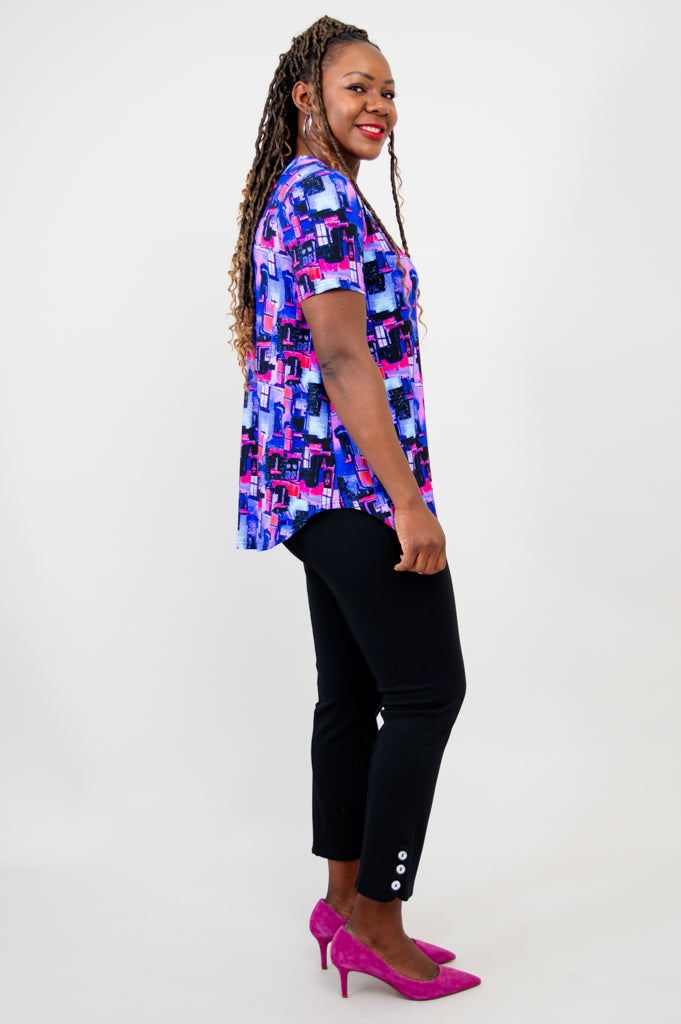 Victoria Jackie S/S Bamboo Top - Breathable & Comfortable Women's Summer Blouse for Casual Wear & Outdoor Activities