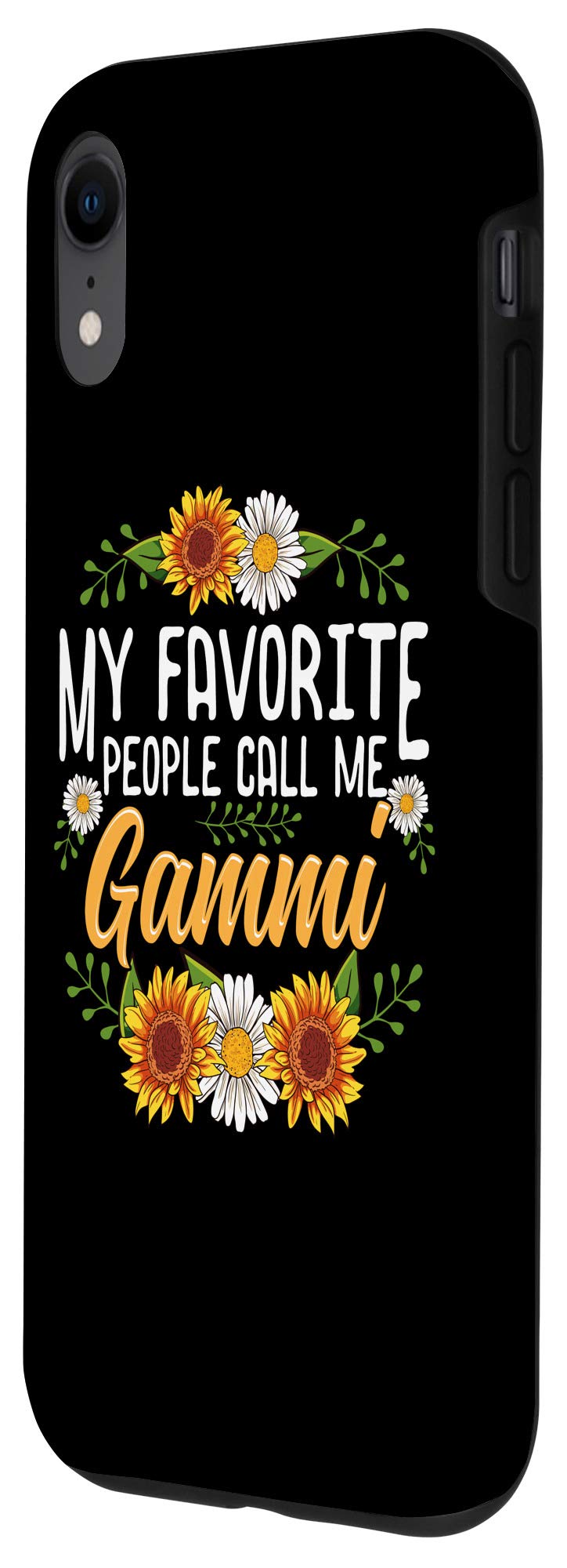Premium iPhone XR Phone Case - 'My Favorite People Call Me Gammi' Sunflower Design | Durable Protective Cover for Everyday Use, Travel & School