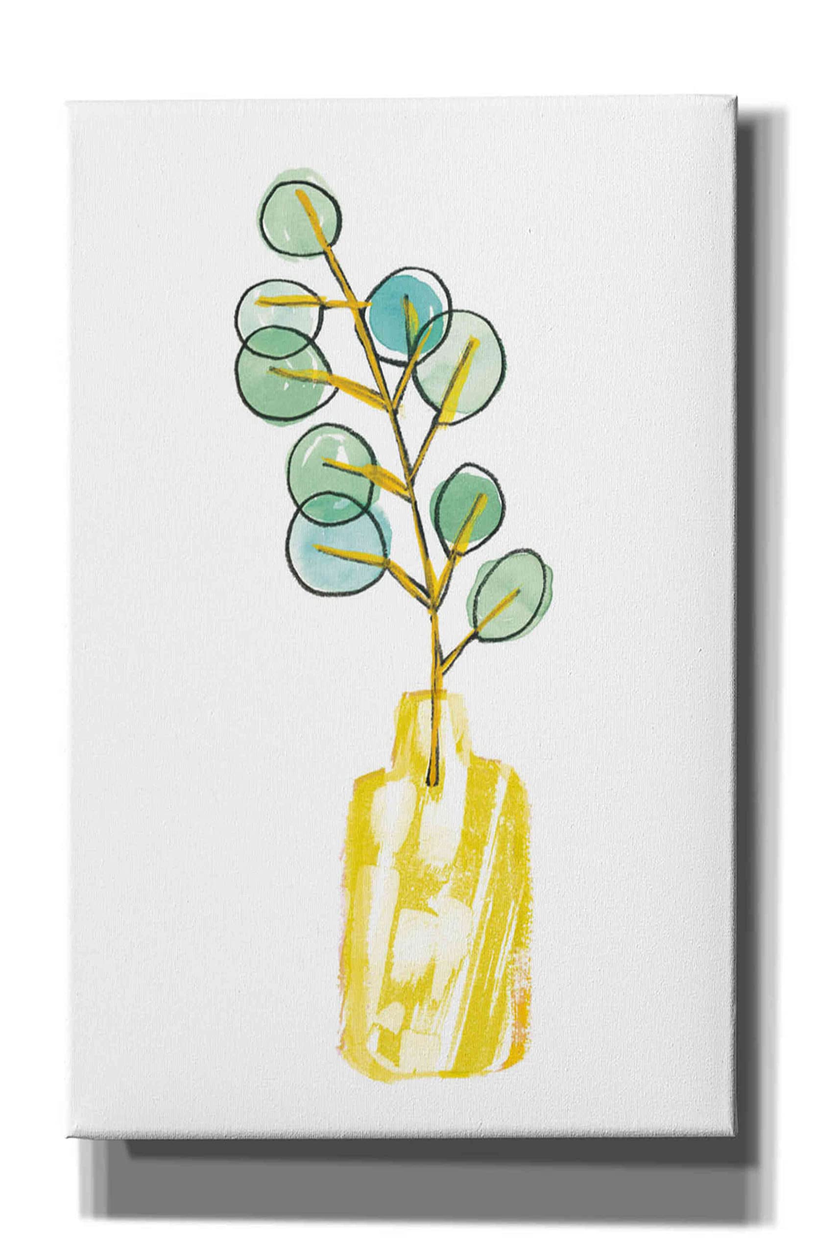 Epic Graffiti 'Vase Phase II' by Sue Schlabach - Premium Giclee Canvas Wall Art Print 26x40 Inches - Modern Home Decor for Living Room, Bedroom & Office