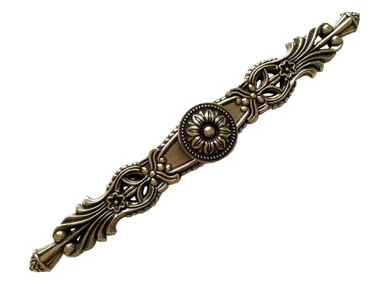 Vintage Bronze Dresser Knobs - Antique Drawer Pulls for Rustic Kitchen Cabinets & Furniture Hardware