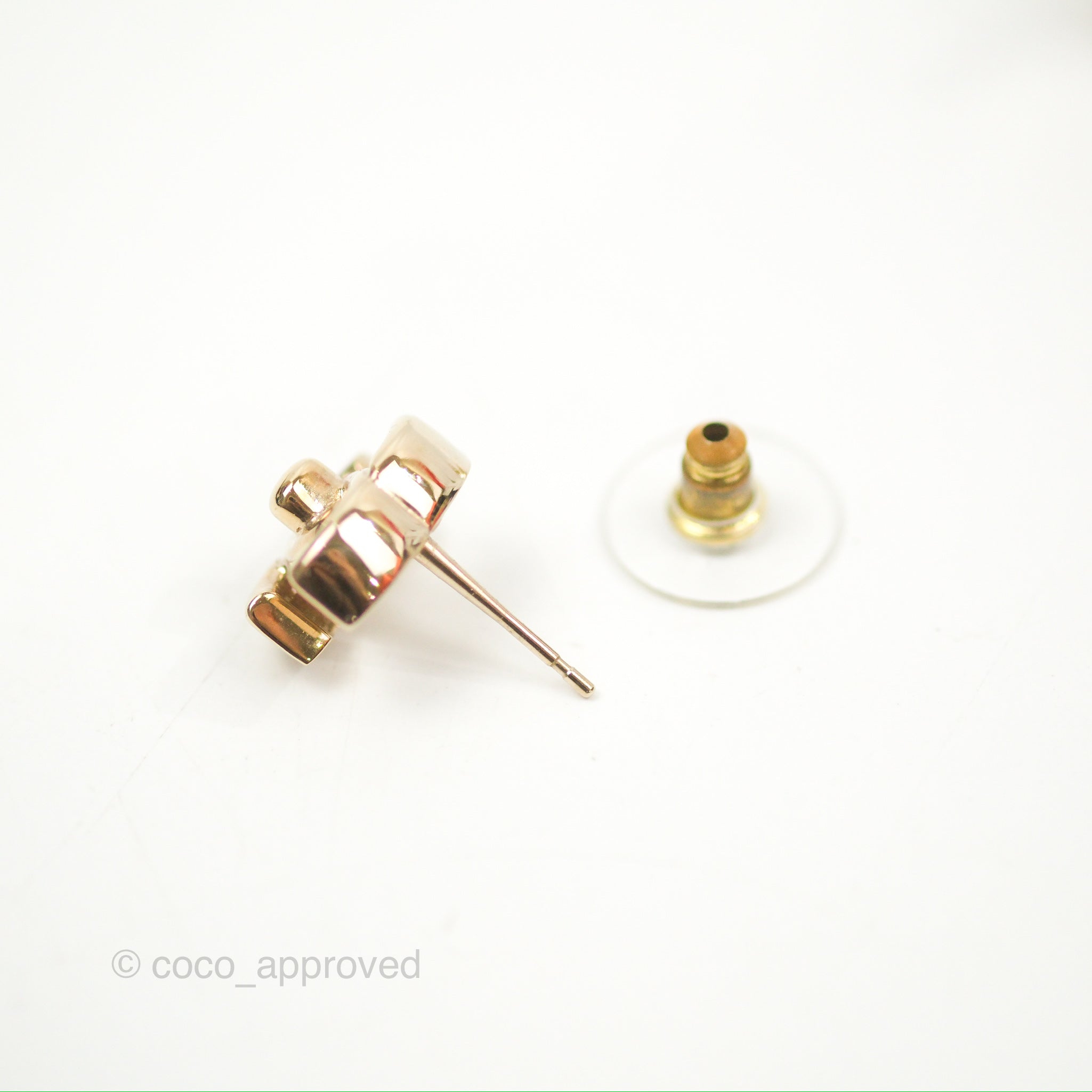 Chanel CC Turn Lock Earrings in Gold Tone - Luxury Fashion Jewelry for Women | Perfect for Parties, Weddings & Special Occasions