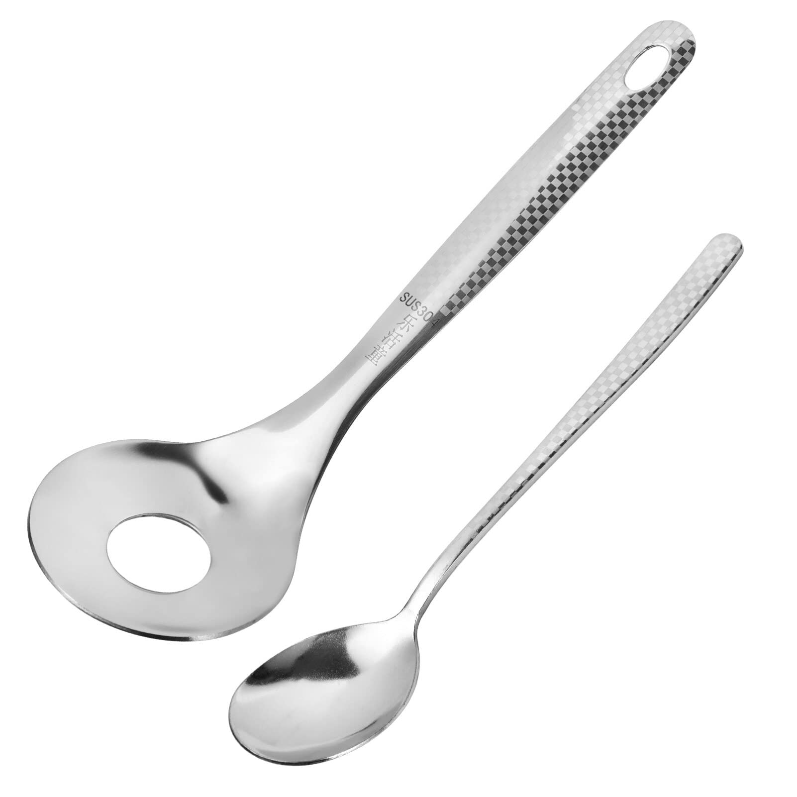 2-Pack Stainless Steel Meatball Maker Spoons - Professional Meatball Scooper for Homemade DIY Meatballs - Durable Kitchen Tool (Silver) | Perfect for Making Swedish, Italian & Asian Meatballs at Home