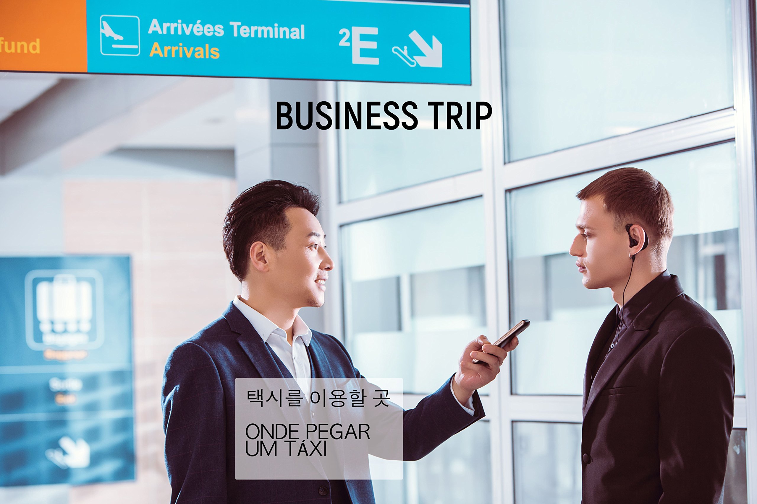 Easy Trans 2.0 Portable Smart Electronic Voice Translator - 2-Way Instant Chinese to 33 Languages Translator Device with Offline Mode & AI Technology (Black) | Perfect for Travel, Business Meetings & Language Learning