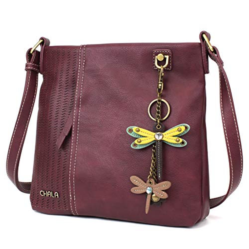 Mini Yellow Dragonfly - Plum