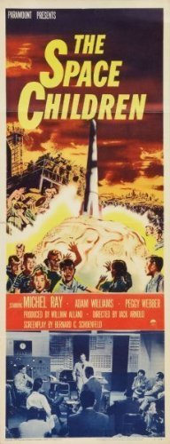 Space Children Movie Poster - 14x36 Inches Wall Art for Kids Room, Nursery Decor & Sci-Fi Themed Spaces