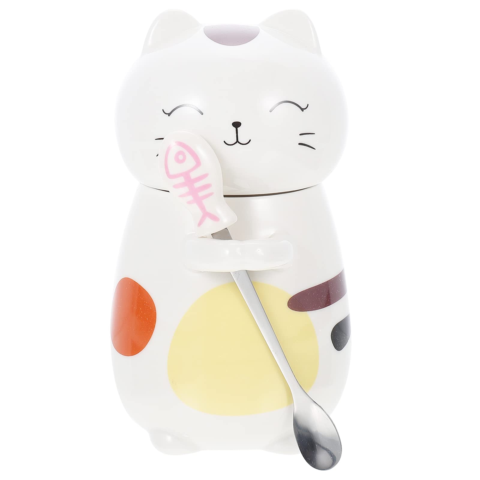 Premium Cat-Shaped Ceramic Coffee Mug - Espresso K Cup Compatible, Durable & Stylish Home Drinking Cup for Coffee, Tea, or Milk - Perfect for Office, Kitchen, or Gift Giving