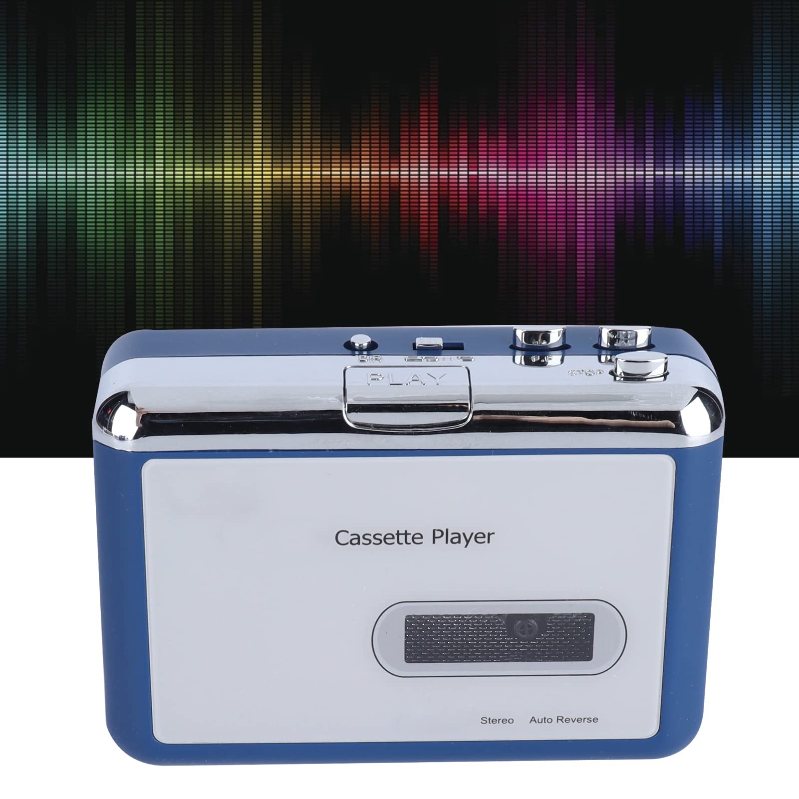 Portable Bluetooth Cassette Player with Auto Reverse & USB - Wireless Walkman with Headphones - Perfect for Commuting, Jogging, and Vintage Music Lovers