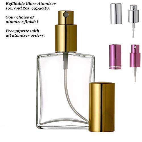 Premium 2 oz Flat Glass Spray Bottles - Fine Mist Perfume Atomizer for Essential Oils, Cologne & Aromatherapy (Gold, 72-Pack Wholesale) | Perfect for DIY Perfumes, Travel Toiletries & Home Fragrance Solutions