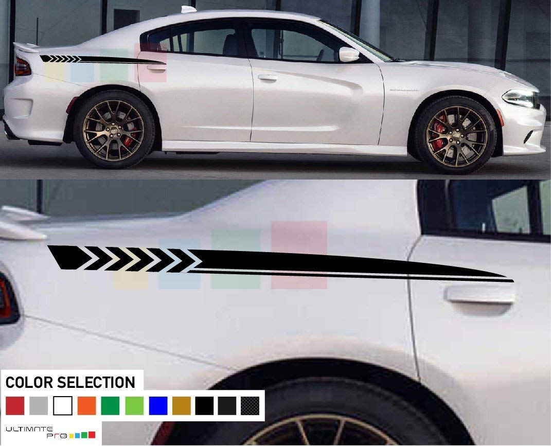 Bubbles Designs 2X Sticker Decal Kit for Dodge Charger - Custom Vinyl Decals for Car Windows, Laptops & DIY Projects - Perfect for Personalization and Car Accessories