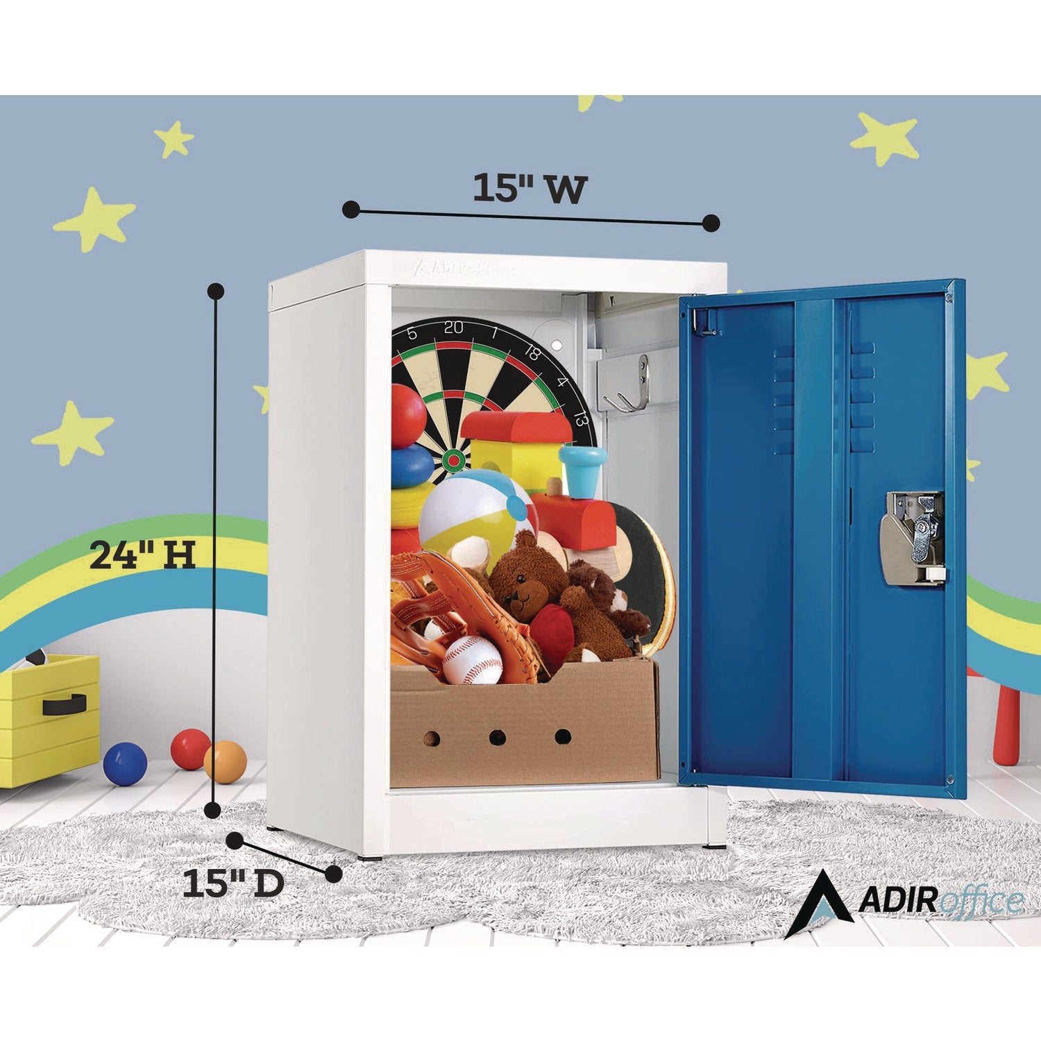 Steel Storage Locker with 1 Compartment - 15