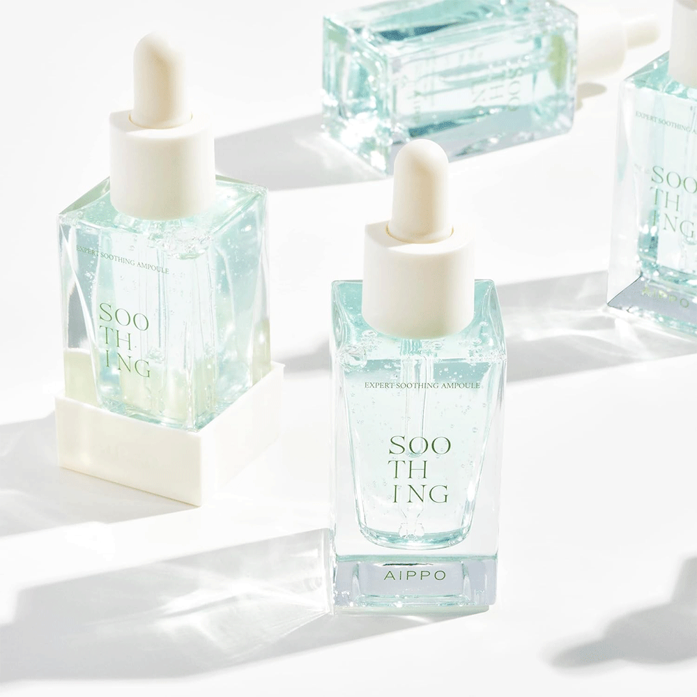 AIPPO Expert Soothing Ampoule 30ml - Hydrating Facial Serum for Sensitive Skin | Reduce Redness & Calm Irritation | Perfect for Post-Treatment Care & Daily Skincare Routine