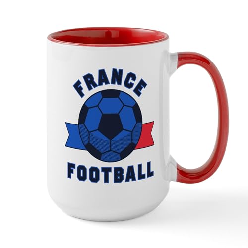 White/Red Inside - France Football Mugs