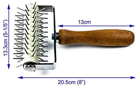 Professional Plastic Pizza Dough Roller Tool for Baking - Perfect for Homemade Pies, Cookies, Cakes & Bread | Ideal for DIY Pastry Making & Kitchen Use