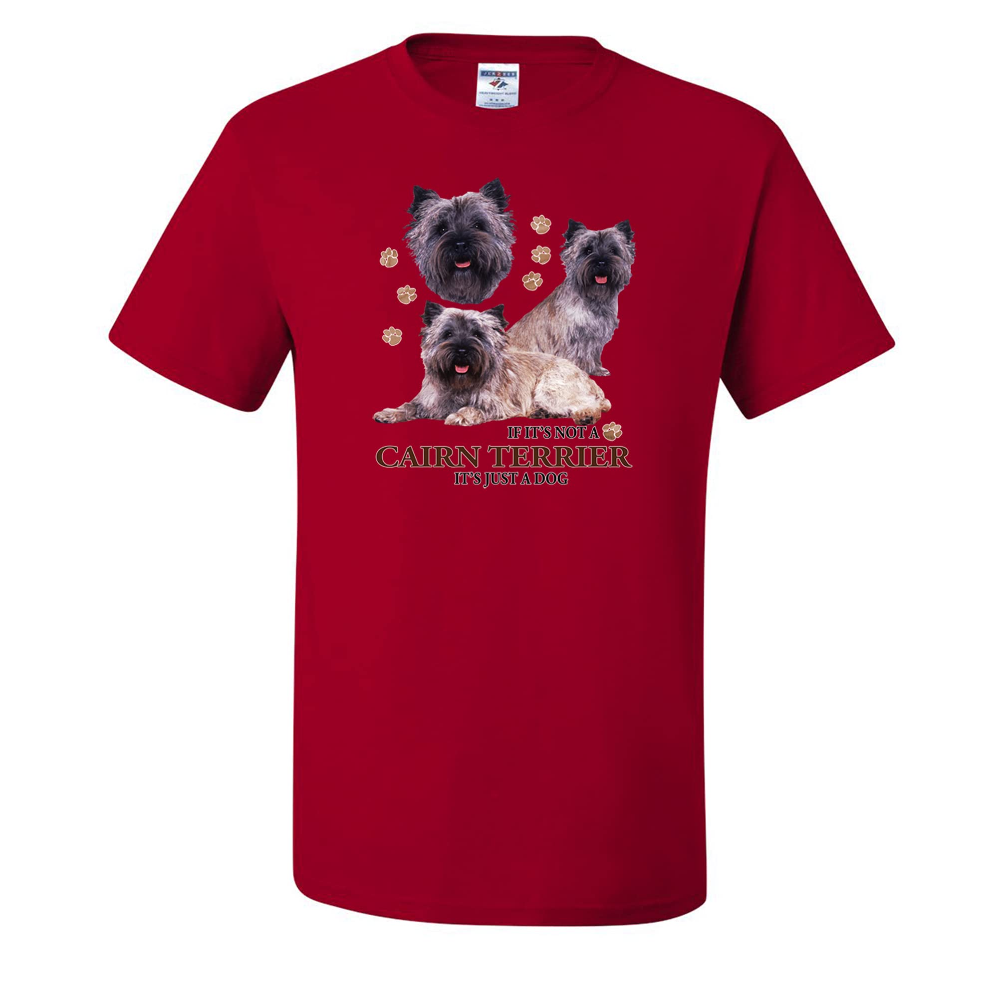 Cairn Terrier Dog Lover Graphic T-Shirt for Men - Funny Dog Owner Gift Idea - Perfect for Casual Wear & Dog Enthusiast Events
