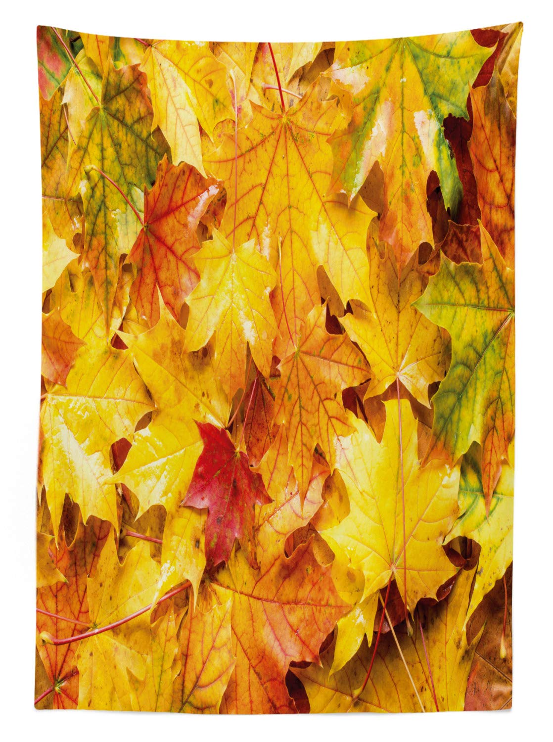 Ambesonne Waterproof Fall Outdoor Tablecloth - 58